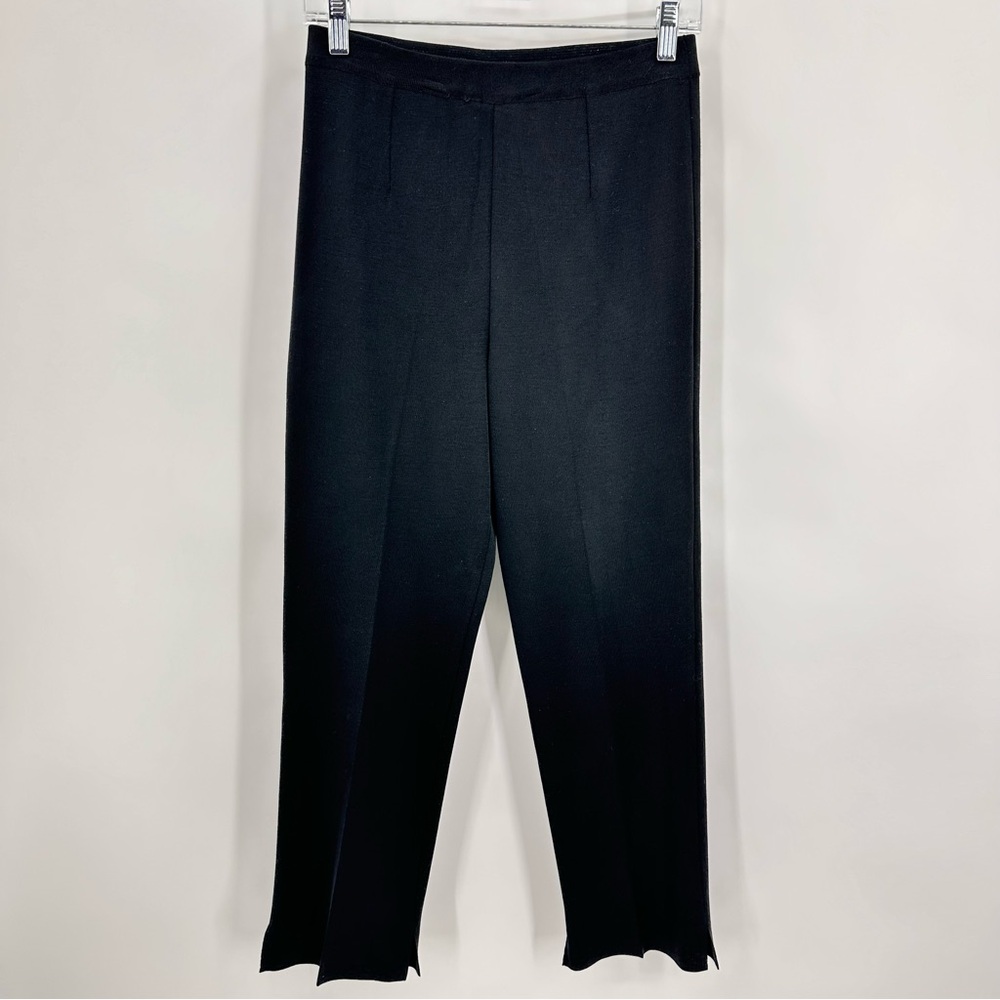 Ming Wang Pants Knit Pull On Black Size XS